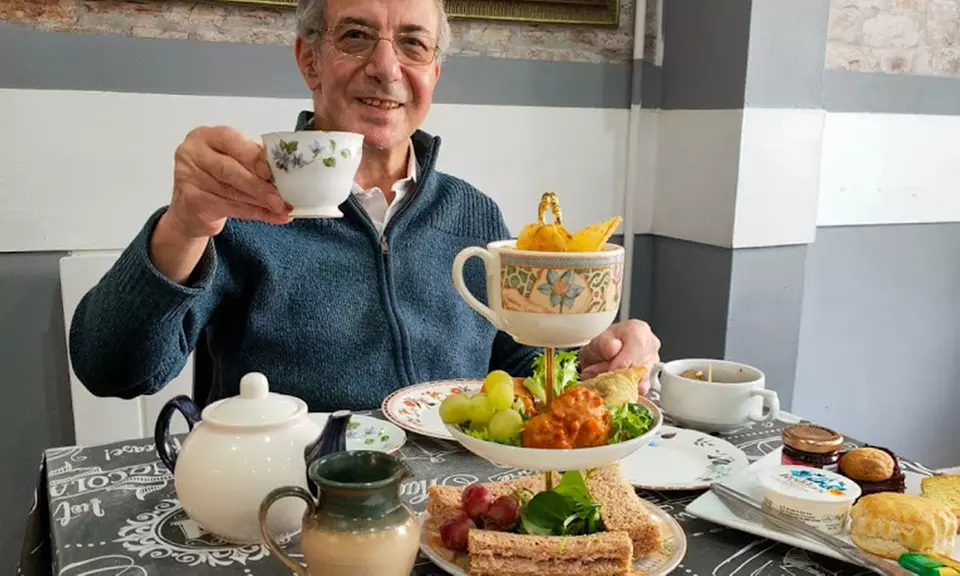 Indian fusion Afternoon Tea for Two or Four People at Chapel Ash Café