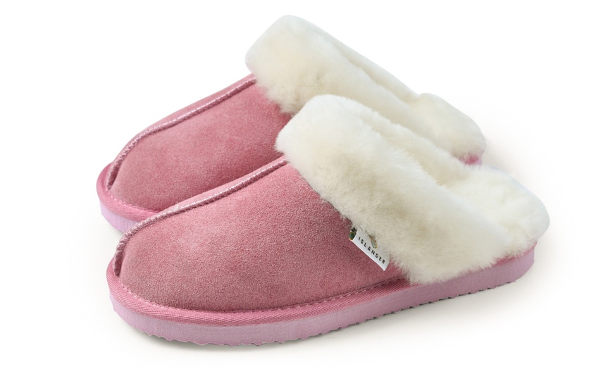 Image 12: Women's Islander Sheepskin Slippers