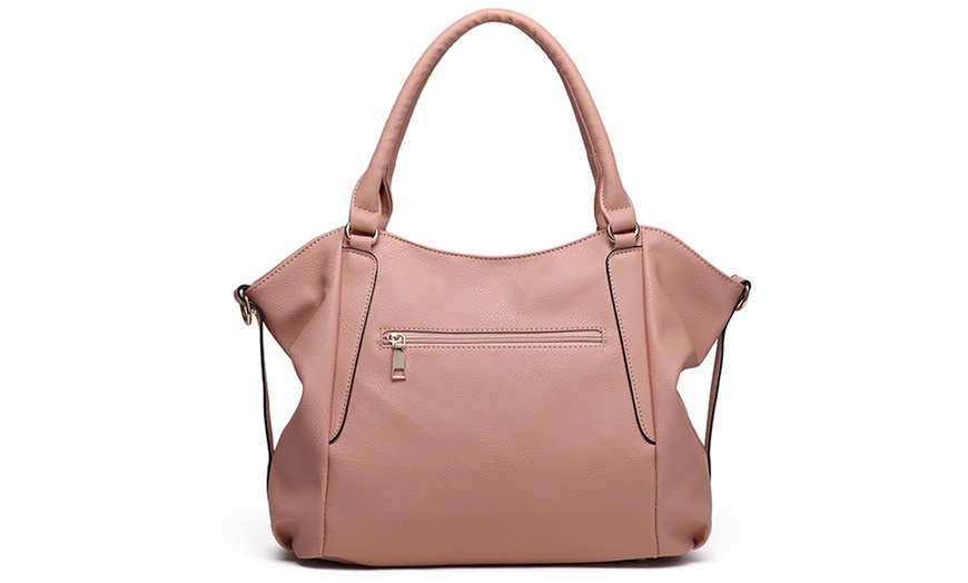 Image 20: PU Leather Hobo Shoulder Bag Tote Bag