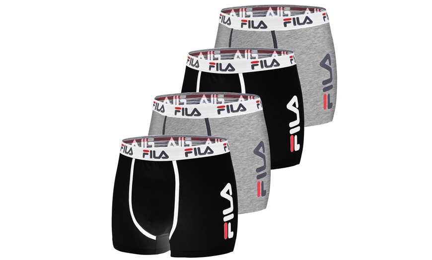 Image 5: Lot de 4 boxers Fila pour homme