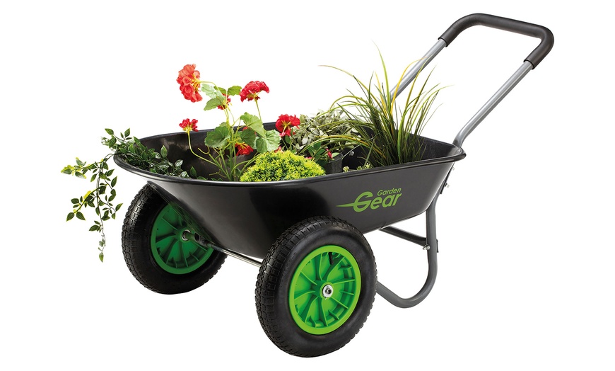 Image 3: Two-Wheeled Wheelbarrow