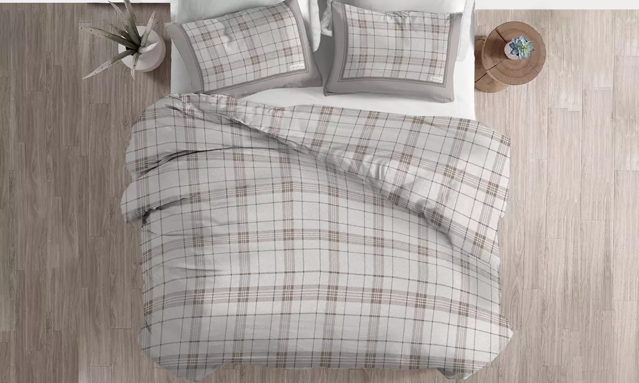 Copripiumino in flanella Fantasie invernali, natalizie, scozzesi