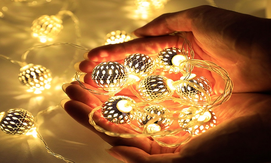 Image 3: Up to Two Packs of Moroccan String Lights