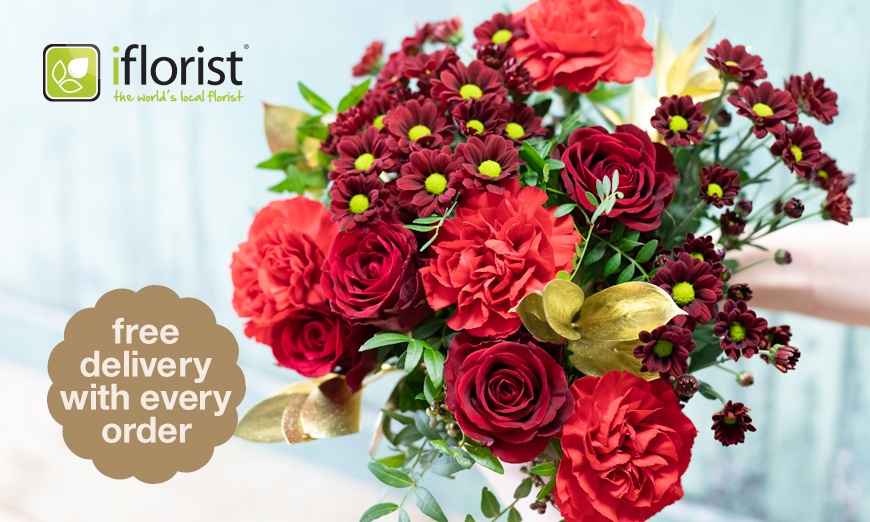 Image 1: 50% Off Fresh Flowers Delivery
