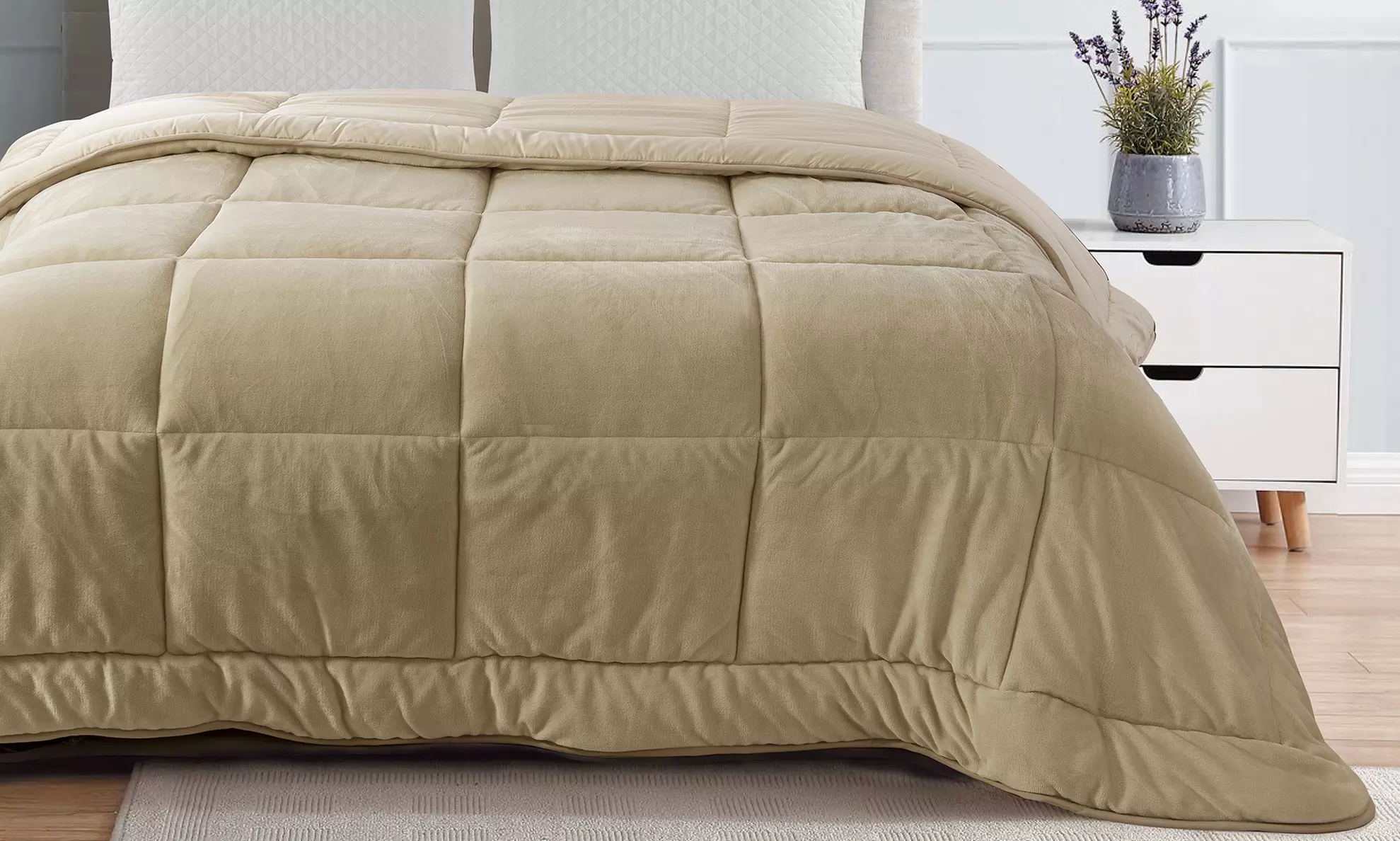 Couette douce et hypoallergénique en flanelle