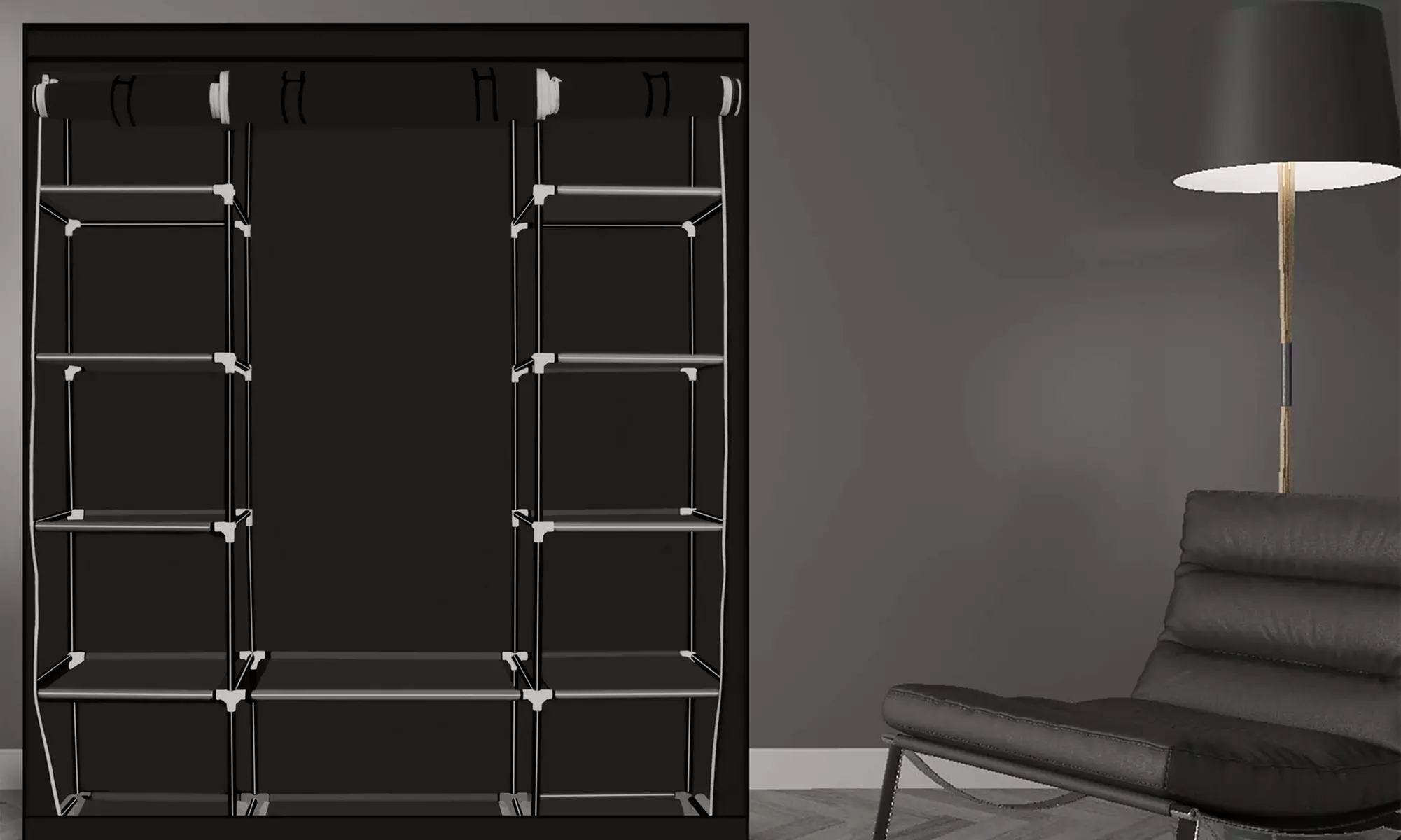 Armoire portable de rangement de la marque Herzberg