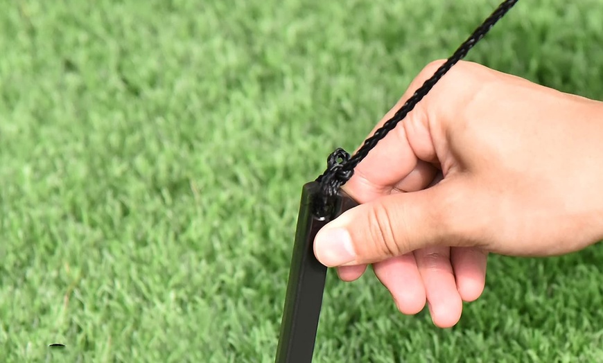 Image 12: HomCom Halloween Inflatable Decorations, Ghosts and Skeletons