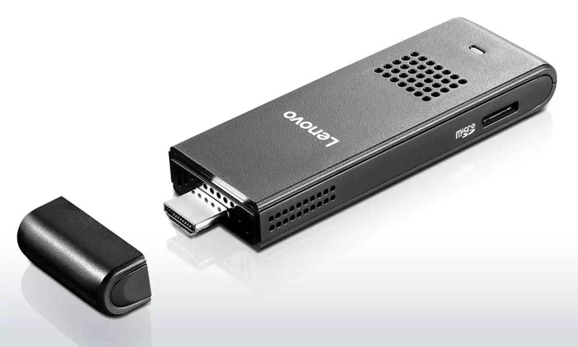 Lenovo IdeaCentre Stick 300 with Intel Atom 1.33GHz Processor and 32GB Memory (Manufacturer Refurbished) - Second Medium