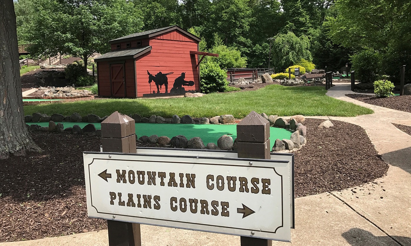 Attempt a Hole-in-One at the Expansive 36-Hole Miniature Golf Course