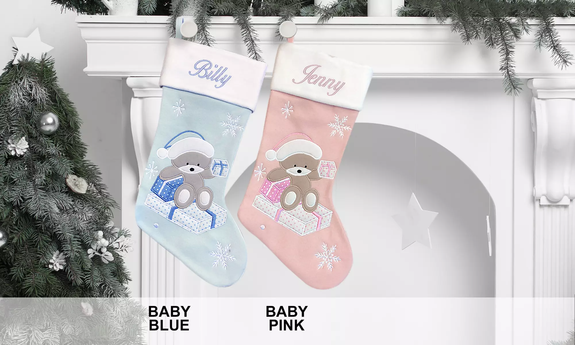 Personalised Pattern Christmas Stocking from Photobook Shop