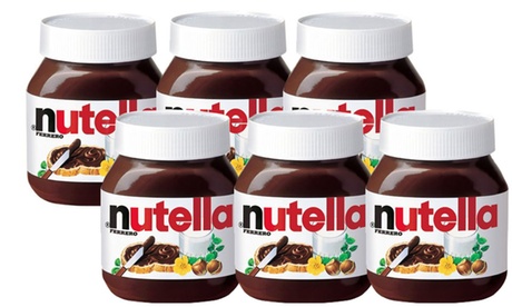 6 barattoli Nutella da 950 g