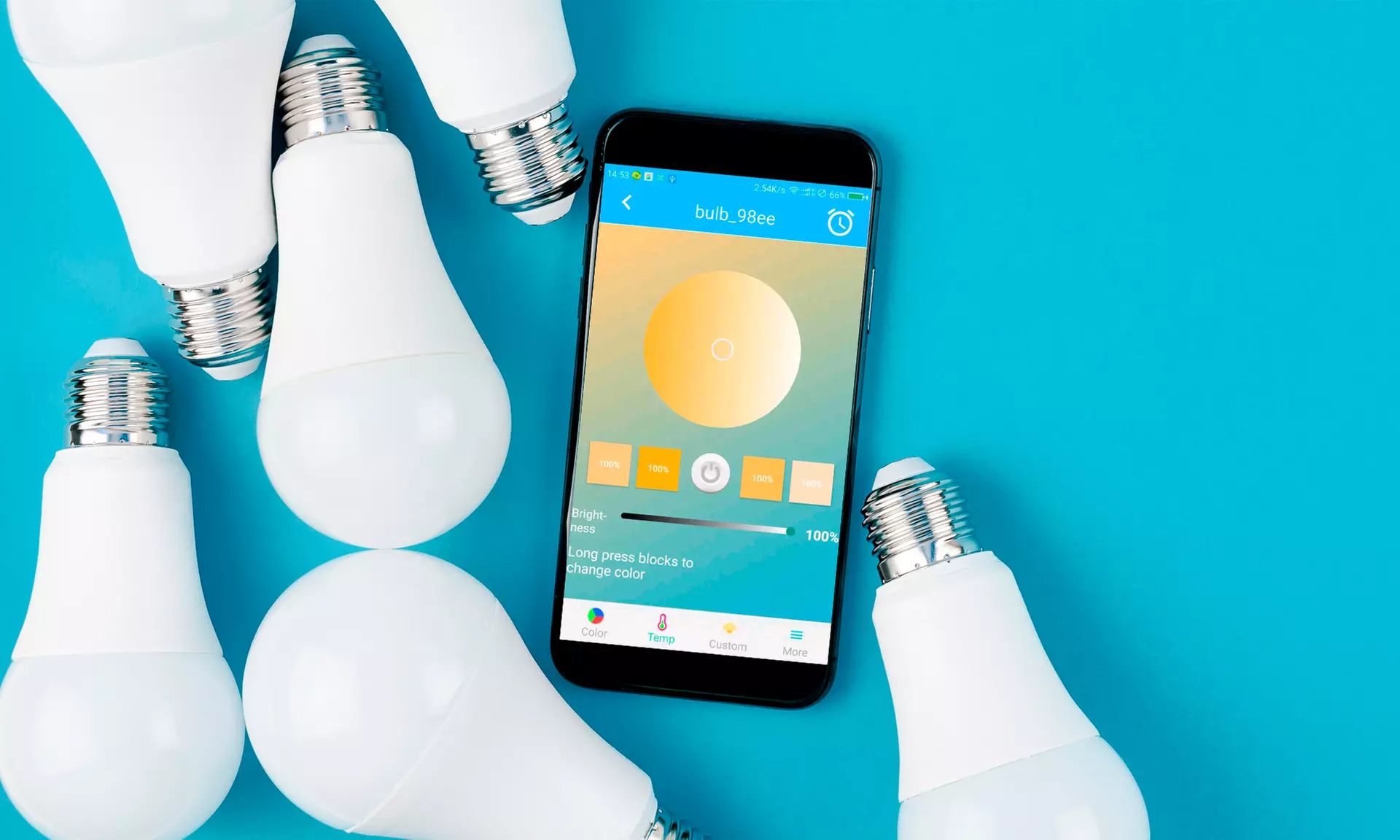 1 ou 2 ampoules à LED RGB Wifi 10071 - Second Medium