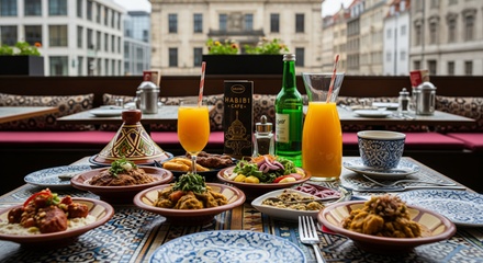 Für 1 Person: Fernöstlicher Sonntags-Brunch inkl. Getränk - Habibi Cafe & Restaurant