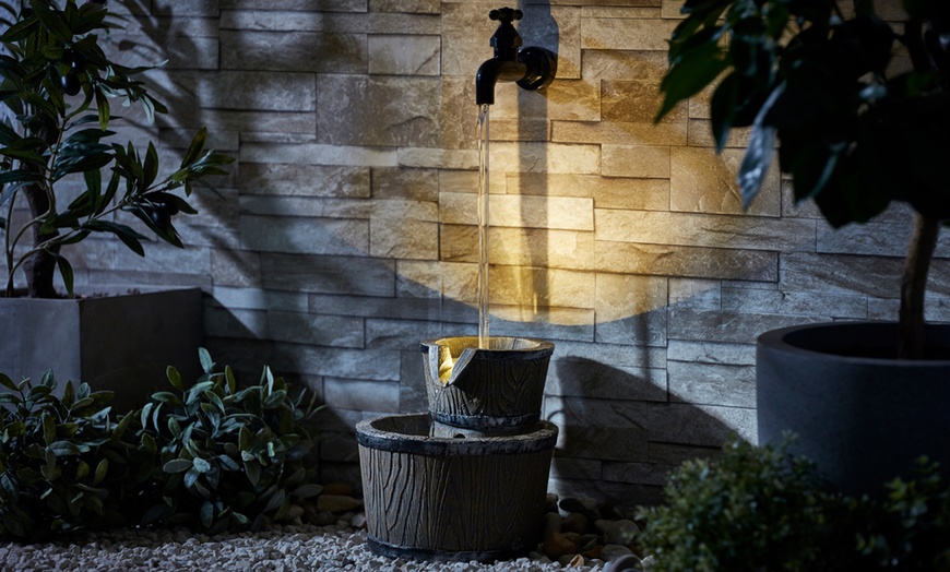 Image 3: Floating Tap Water Feature with Light