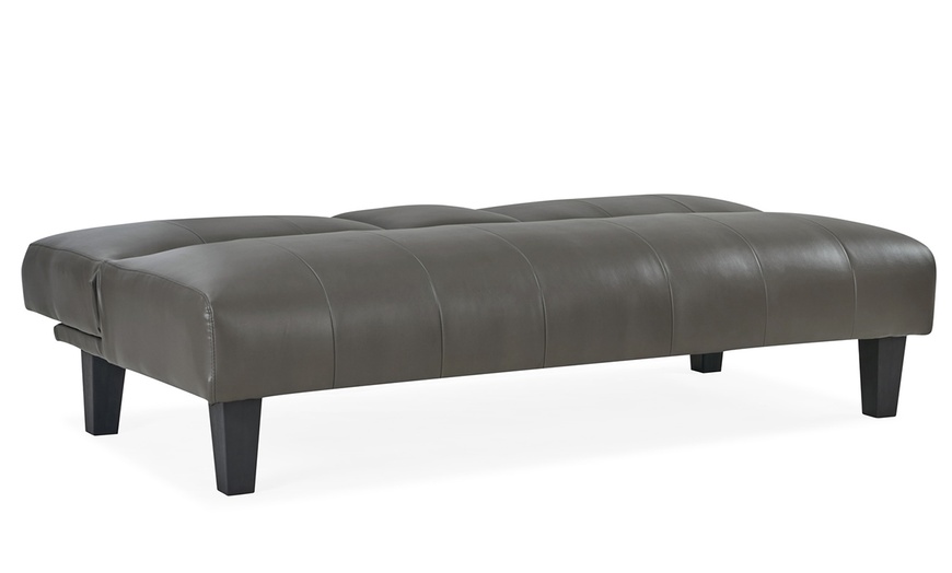 Image 2: Cup Holder Sofa Bed