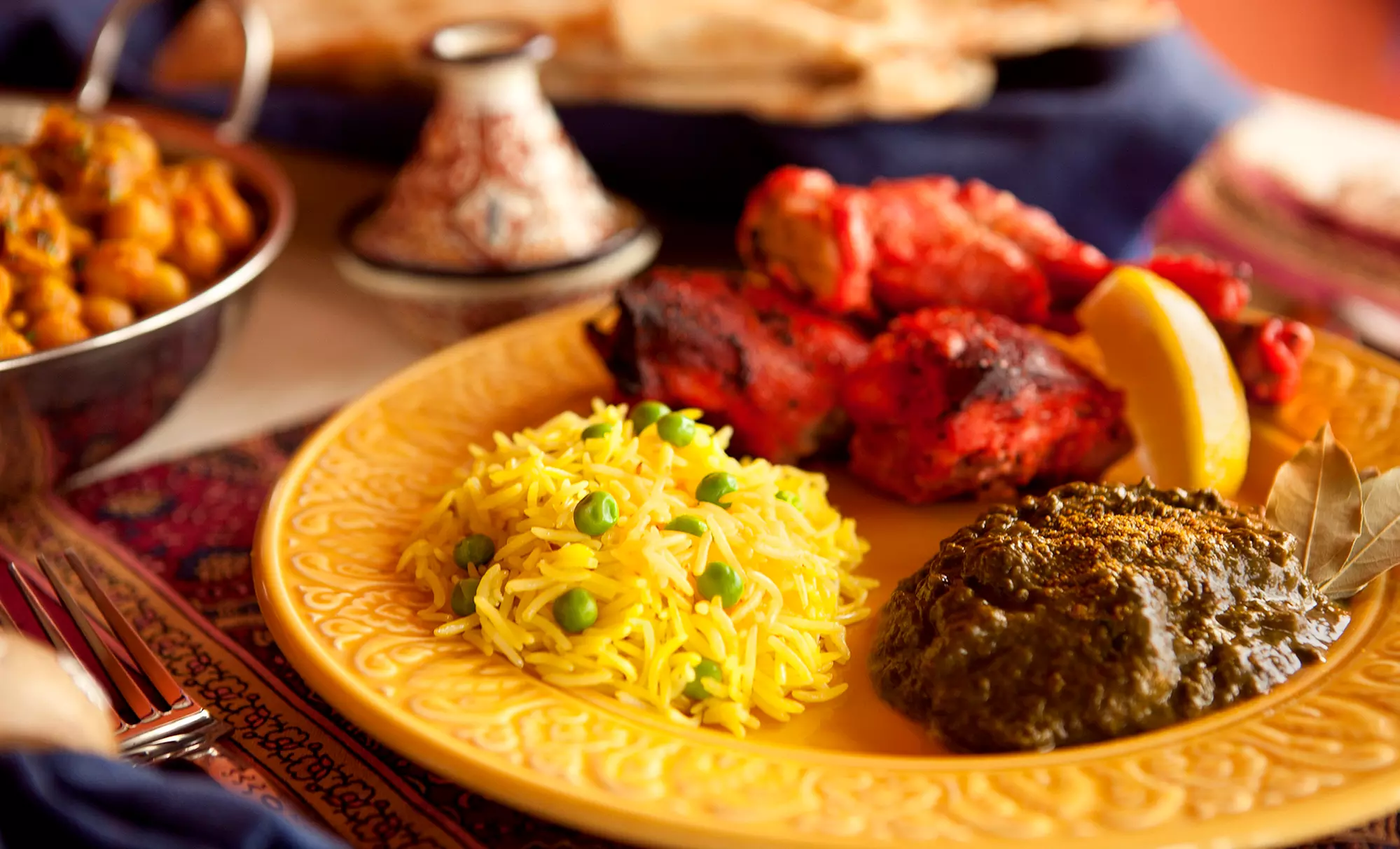 Indian Cuisine at India House Restaurant (Up to 53% Off). Three Options Available. - Primary Image