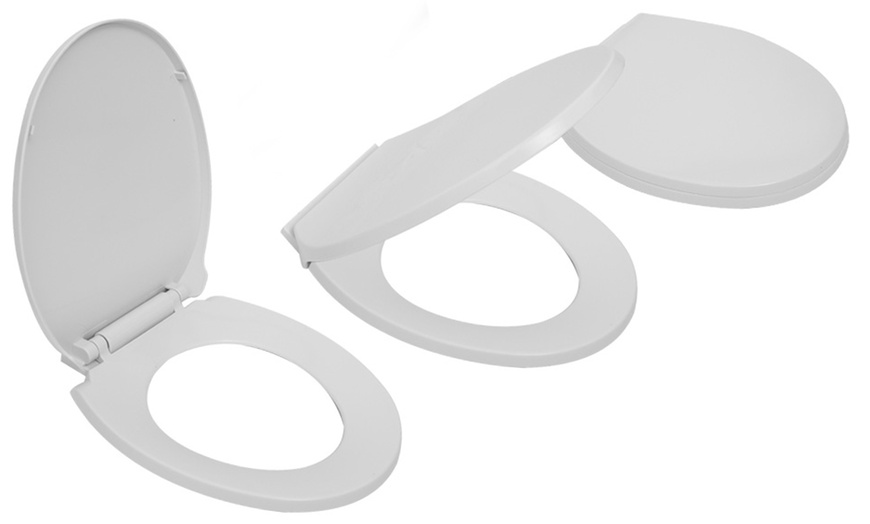 Image 2: Simple Soft Close Toilet Seat