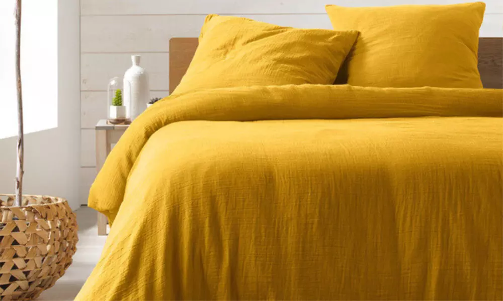 Parure de lit en gaze de coton "Angelina" de Promo Linge