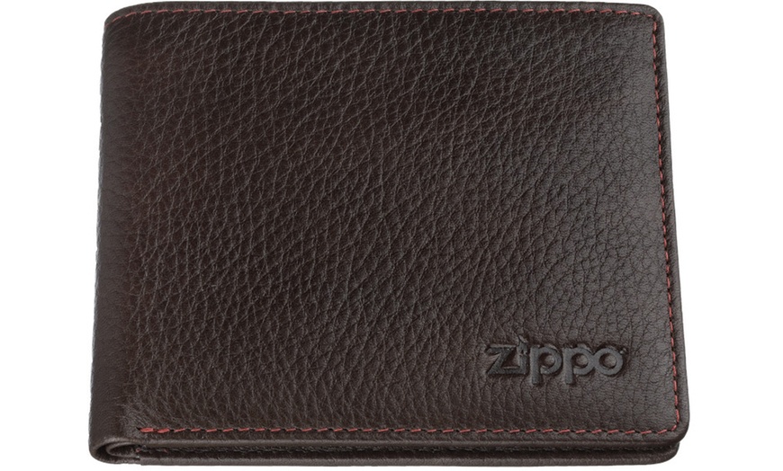 Image 8: Zippo Leather Wallets in Gift Box