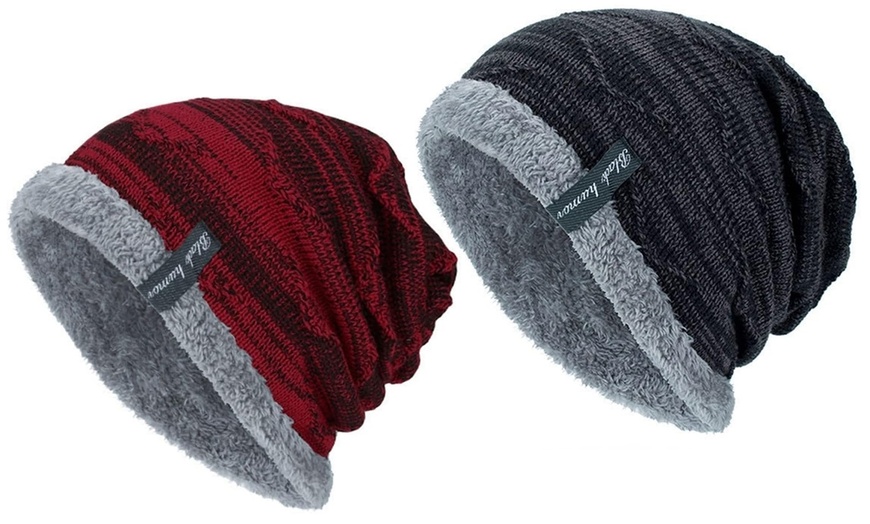 Image 12: 1x oder 2x Beanie-Mütze