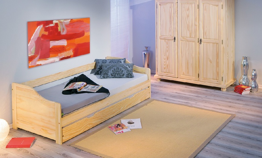 Image 7: Letto singolo con cassettone