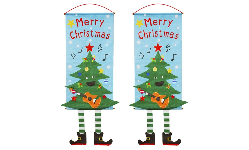 Image 23: Merry Christmas Hanging Banner