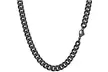 Eira Wen Men's Cuban Chain Link Necklace - Second Medium
