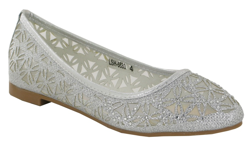 Image 4: Women's Summer Flat Pumps