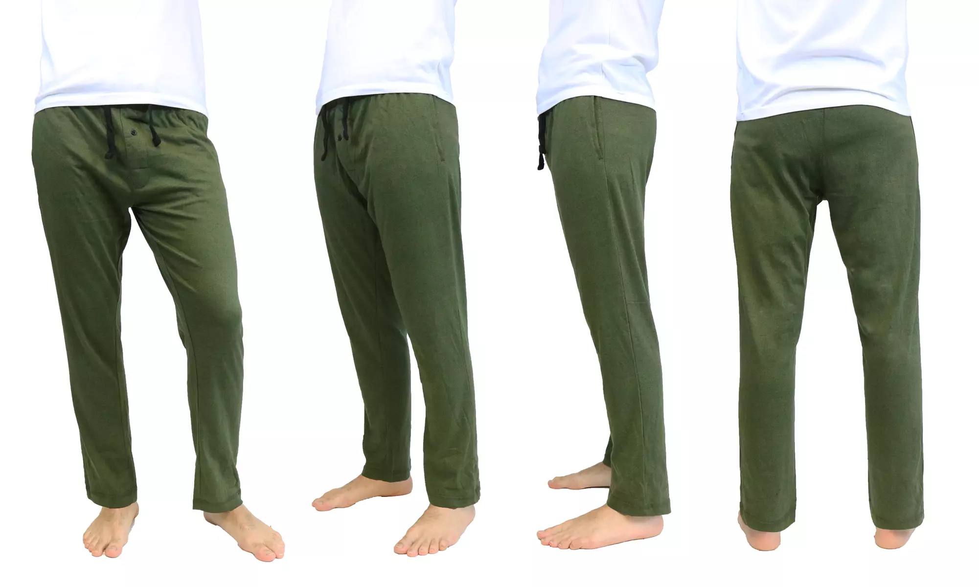 Men's Soft-Knit Marled Slim-Fit Sleepwear Pants - Second Medium
