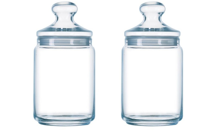 Image 4: Luminarc Glass Storage Jar Set