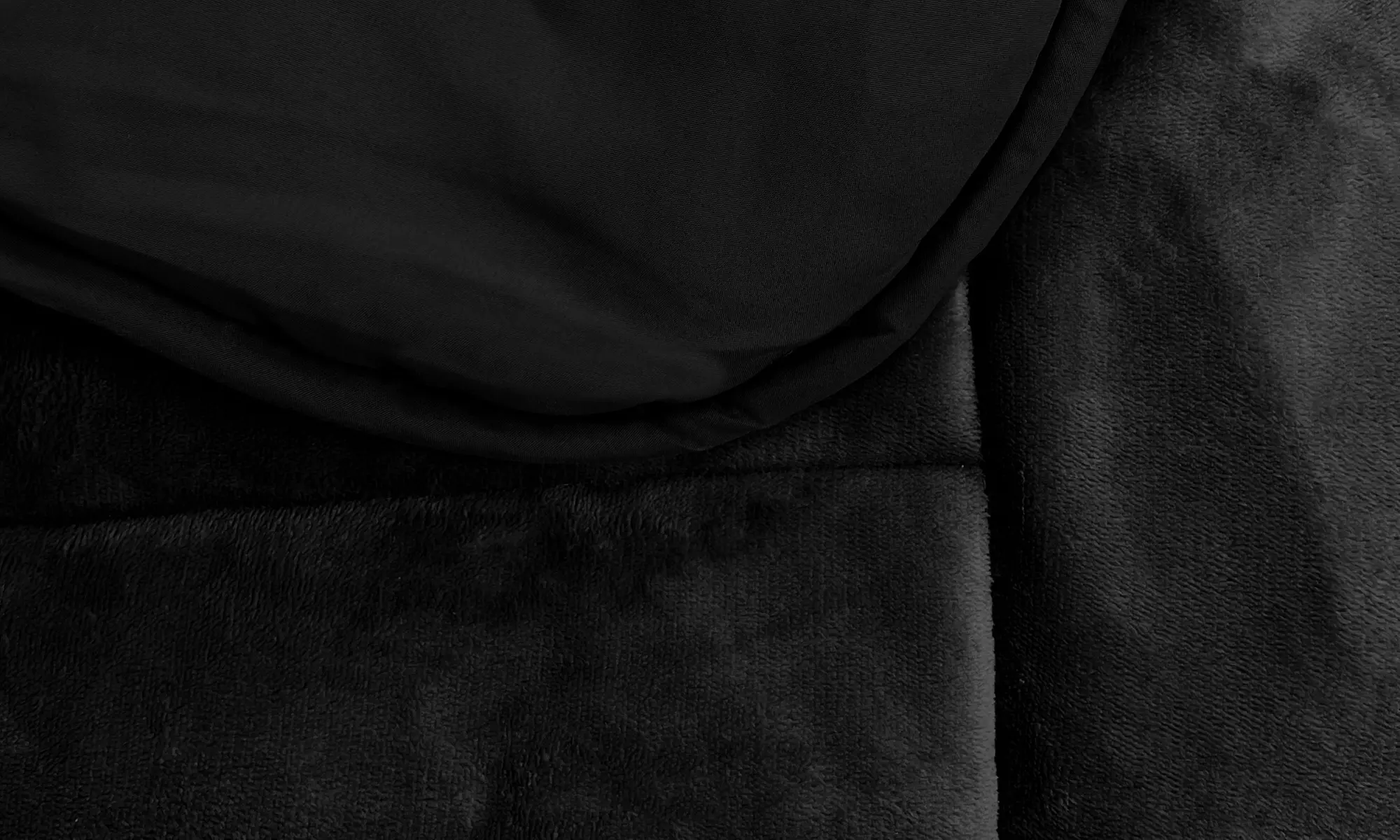 Couette en microfibre et flanelle