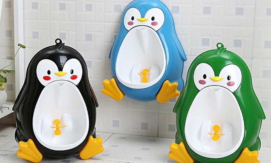 Image 1: Cartoon Penguin Potty