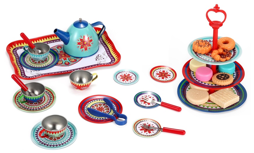 Image 2: 40-Piece Afternoon Tea Party Toy Set