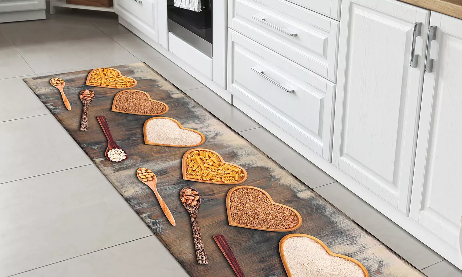 Rutschfester Küchenläufer im Muster und in der Größe nach Wahl - Primary Image