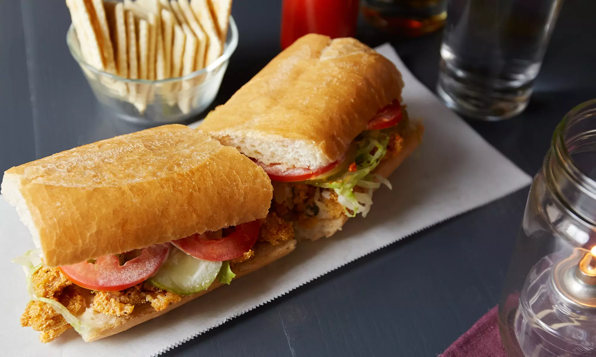 Southern Cuisine at Sleepy's Po-Boys (Up to 53% Off). Three Options Available. - Primary Image