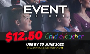 Child eVoucher to Event Cinemas