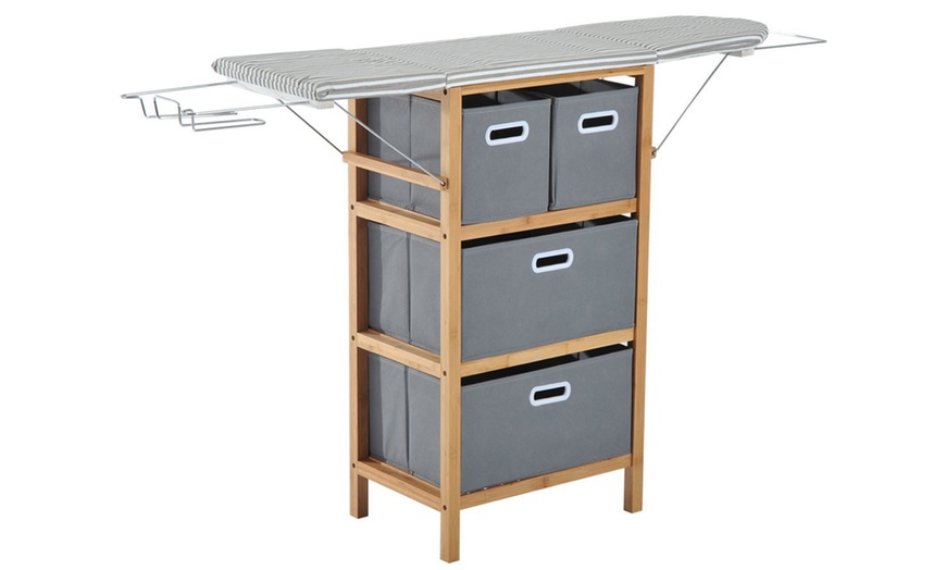 Image 2: Ironing Board and Storage Unit