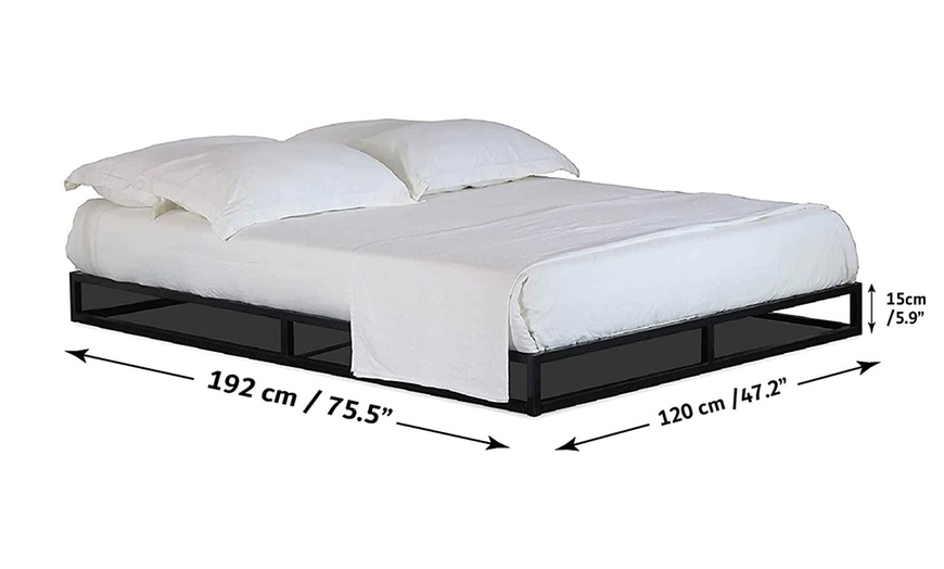 Image 9: Platform Bed with Optional Pocket Sprung Mattress