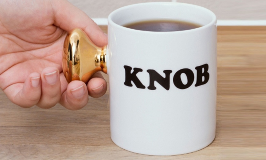 Image 1: Thumbs Up Knob Mug