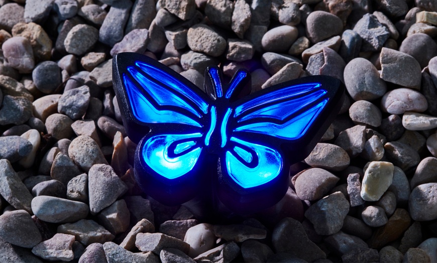 Image 5: Solar Butterfly Path Lights