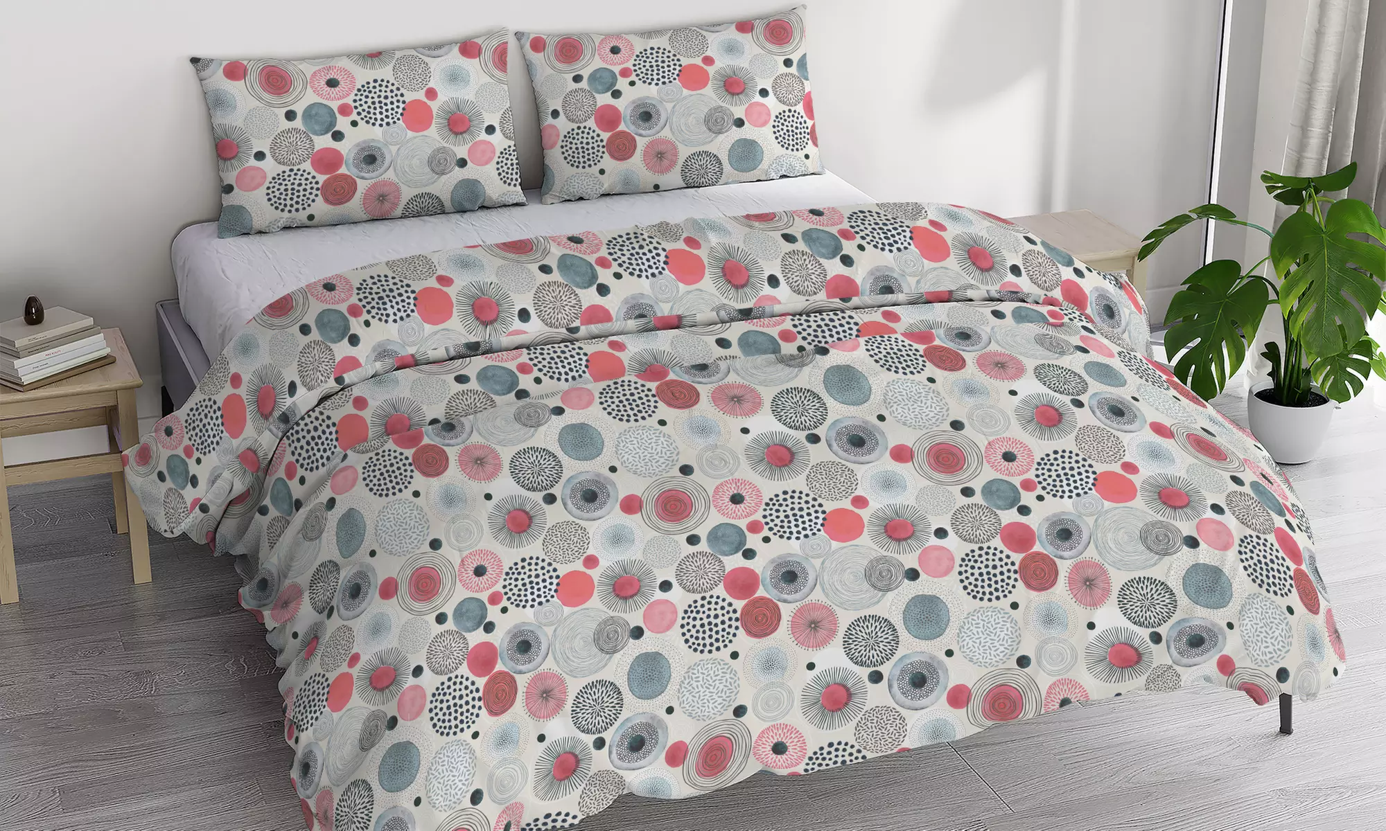 Parure copripiumino in cotone Made in Italy