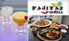 $15 for $30 Worth of Fresh, Mexican-Style Dishes and Drinks at Fajitas Grill