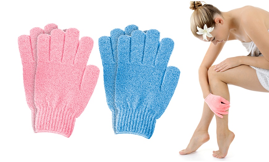 Image 1: Exfoliating Gloves