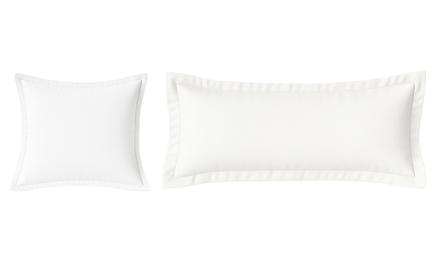 Image 6: Funda de almohada blanca lisa, Sampur