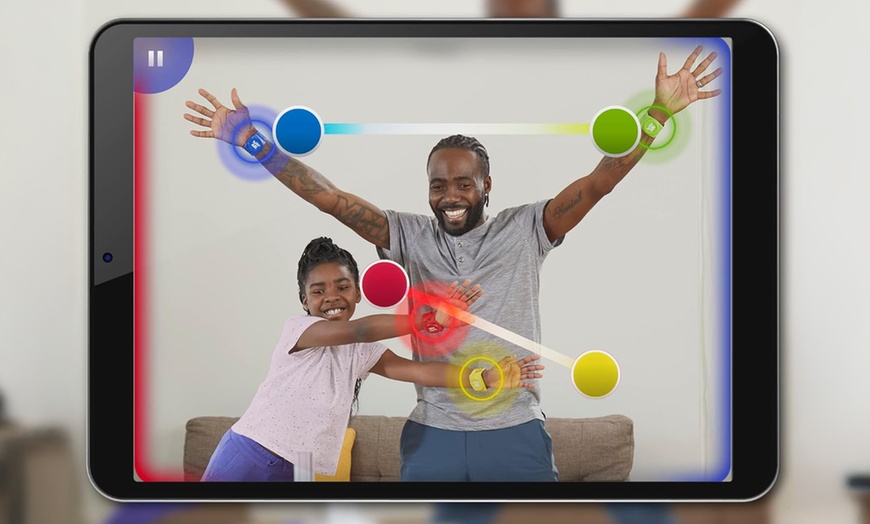 Image 7: Hasbro Twister Air Party Game Includes 4 Twister Air Wrist Bands