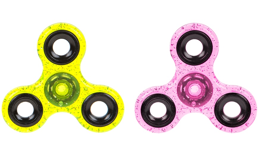 Image 8: Whirlerz Glitter Fidget Spinner