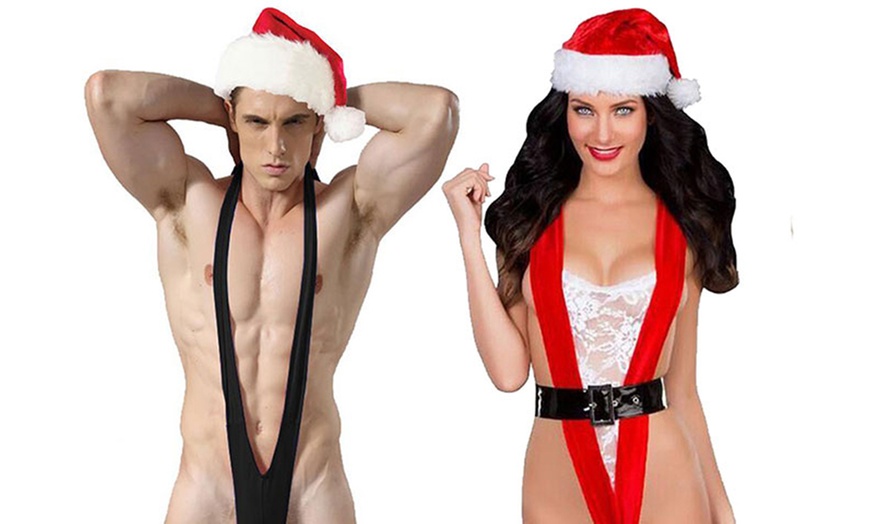 Image 4: His and Hers Christmas Lingerie