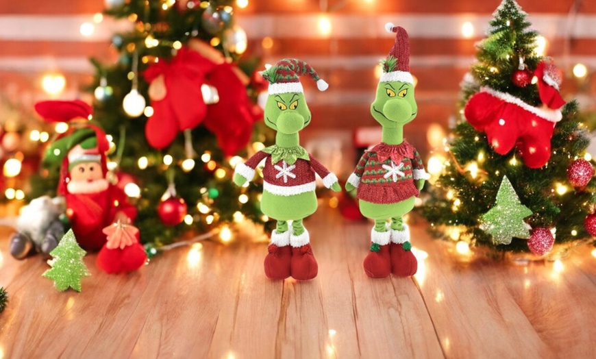 Image 1: Peluche de Noël du Grinch