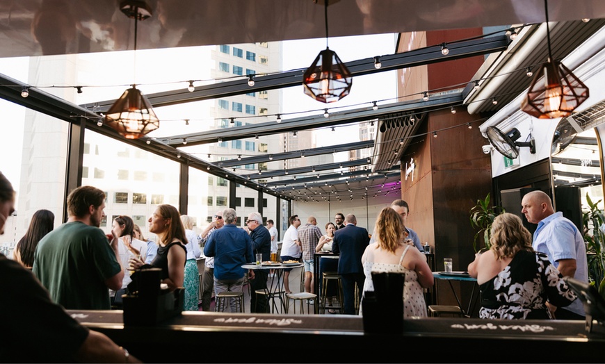 Image 5:  Beer and Wine at The Stolen Gem Rooftop Bar