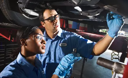 Oil Change or Oil Change and Tire Rotation Plus Wheel Alignment at Framingham Tire & Auto Repair - Primary Image